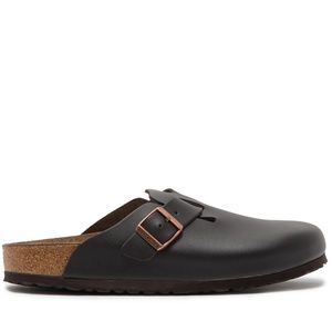 BIRKENSTOCK Boston Soft Footbed Clog Brown Leather Narrow N 42